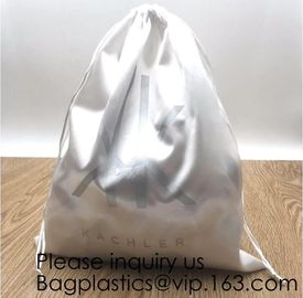 Satin Gift Bag For Midi Wrap Dress,Elegant Purple Satin Pouch For Rings,Satin Drawstring Bag For Cosmetic, bagease pack supplier