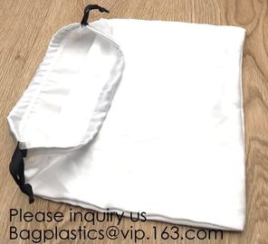 Satin Gift Bag For Midi Wrap Dress,Elegant Purple Satin Pouch For Rings,Satin Drawstring Bag For Cosmetic, bagease pack supplier