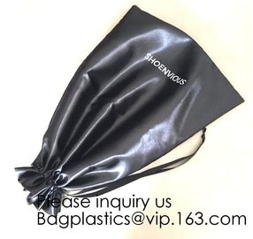 Satin Gift Bag For Gym,Low MOQ Customized Logo Size Satin Drawstring Bag,Drawstring Pouch For Cosmetic, bagease package supplier