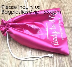 Gift Wedding Satin Favor Bags,Luxury Satin gift Drawstring Bags,Drawstring Bag For Ring,Cosmetic Bag , Make Up Bag pack supplier