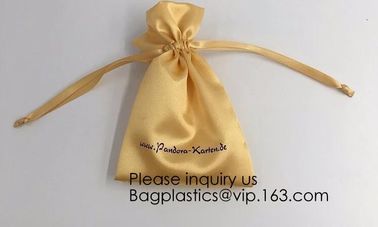 Gift Wedding Satin Favor Bags,Luxury Satin gift Drawstring Bags,Drawstring Bag For Ring,Cosmetic Bag , Make Up Bag pack supplier