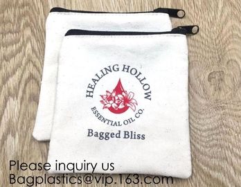 Canvas Zipper Bags Canvas Pencil Case Blank DIY Craft Bags Cosmetic Pouch Makeup Bag for Travel DIY Craft School product supplier