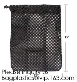 Lingerie Mesh Bags OEM Mesh Laundry Bags,Large Capacity Mesh Drawstring Laundry Bag Washable Reusable Cloth Bag Promotio supplier