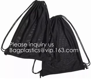 Heavy Duty Laundry Nylon Mesh Stuff Bag with Sliding Drawstring,Durable Nylon Mesh Drawstring Laundry Bag Portable Trave supplier