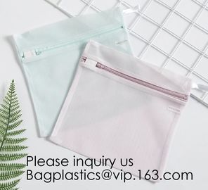 Bra Fine Mesh Wash Bag for Underwear, Lingerie, Bra, Pantyhose, Socks, Use YKK Zipper, Have Hanger Loops, Small Openings supplier