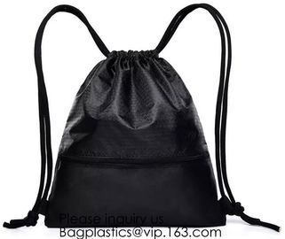 Multicolor Drawstring Backpack Bags Sports Cinch Sack String Backpack Storage Bags for Gym Traveling Backpack Drawstring supplier