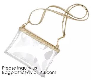 Fashion Clear Purses PVC Crossbody Bag Snakeskin Fringe Clutch Handbag Stadium Approved Bag,Cross Body Bag Clutch Messen supplier