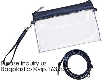 Fashion Clear Purses PVC Crossbody Bag Snakeskin Fringe Clutch Handbag Stadium Approved Bag,Cross Body Bag Clutch Messen supplier