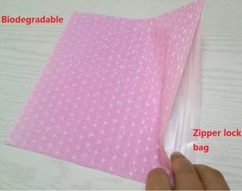 Biodegradable corn starch packing clear k bag custom printed zipper bags plastic k bag, Food Grade LDPE Pla supplier