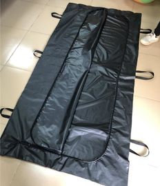 Body bags, CE Death Body Bag For Virus Infected Patient Black Body Mortuary Bags For Dead Bodies Corpse Storage Bag supplier