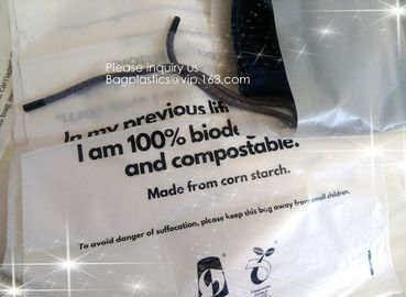 PLA Biodegradable Corn Starch Compostable LDPE k Bag, Environmentally friendly, recyclable, reusable, reclosable supplier
