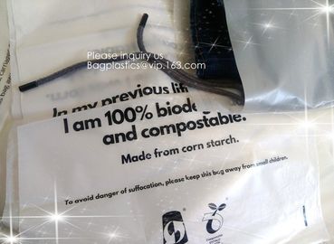 PLA Biodegradable Corn Starch Compostable LDPE k Bag, Environmentally friendly, recyclable, reusable, reclosable supplier