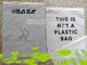 Bio degradable corn starch PLA Slider Zipper Bags, Compost Slider zipper bags, Eco Friendly zipper sldier, Biodegradable supplier