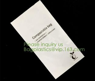 PLA clear film bags, PLA clear bags, PLA sel seal eco friendly compostable corn starch 100% biodegradable plastic bag supplier