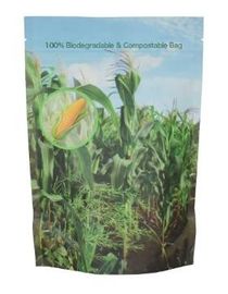 eco friendly Custom Printed 100% Biodegradable food packing bag shopping pla filament bags block bottom coffee pack bags supplier