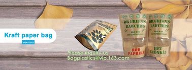 Flat bottom bag/Pouch Kraft Paper Bag Stand Up Bag Zipper Bag Promotion Bag Food Bag Aluminium Foil Bag supplier