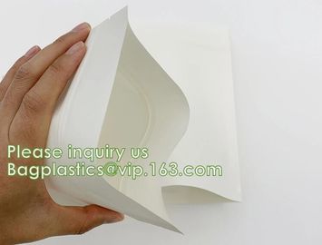 Bagease Bagplastics Brown Kraft Compostable k Food Standup White Resealable Big Stock Plain Paper Bags supplier