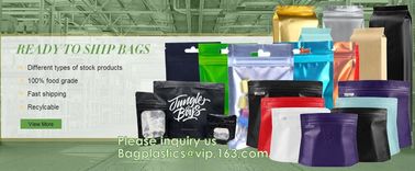 Bagease Bagplastics Brown Kraft Compostable k Food Standup White Resealable Big Stock Plain Paper Bags supplier