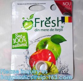 Amazon Best seller Juice Fresh Food Packaging FDA 80ml Stand Up Spout Pouch With Double k Reusable Plastic Bag supplier