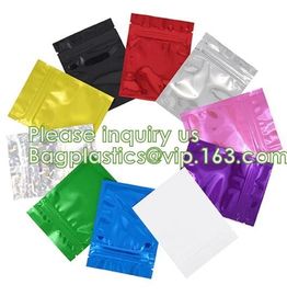 Holographic Pouch Brightly Custom Printing Logo Laser Three Side Sealed Bag For Lip Eyelash Glue Hairpin supplier