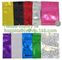 Holographic Pouch Brightly Custom Printing Logo Laser Three Side Sealed Bag For Lip Eyelash Glue Hairpin supplier
