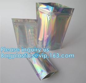 Laser Holographic Material Printed Heat Seal Aluminum Foil Packing Plastic Bag With k For Small Stuff 10g 5g supplier