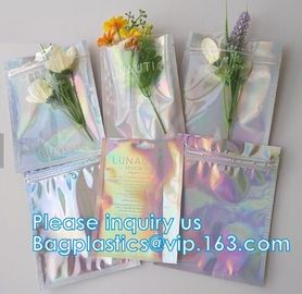 Laser Holographic Material Printed Heat Seal Aluminum Foil Packing Plastic Bag With k For Small Stuff 10g 5g supplier