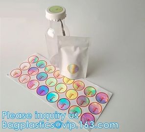 Laser Holographic Material Printed Heat Seal Aluminum Foil Packing Plastic Bag With k For Small Stuff 10g 5g supplier