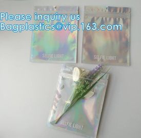 Laser Holographic Material Printed Heat Seal Aluminum Foil Packing Plastic Bag With k For Small Stuff 10g 5g supplier