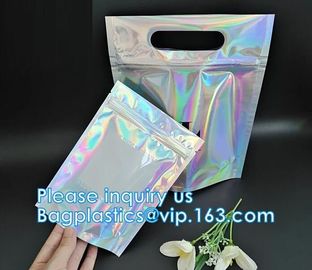 mylar zipper bags Three side seal bags bags with clear front Spout pouches Plastic bag Paper products Pill packages supplier