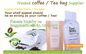 Eco Recyclable Reusable Resealable Doypack Coffee Tea Bag Red Stand up Pouch with Valve and k Chocolate, Potato supplier