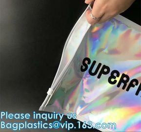 Metallized mailer pac Hologram Shiny Foil Glamour Holographic Mailers Metallic Mailer Apparel garment clothes Packaging supplier