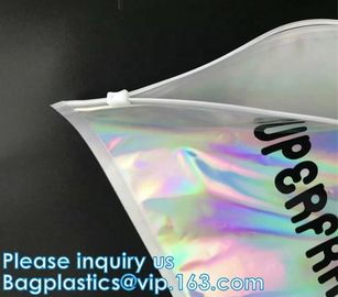 Metallized mailer pac Hologram Shiny Foil Glamour Holographic Mailers Metallic Mailer Apparel garment clothes Packaging supplier