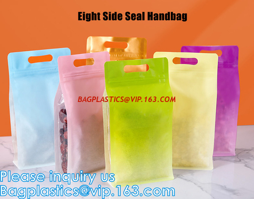 Foil Food Packaging Metallized Zipper Standing Up Pouch Bag, Foil Lined, High Barrier, Moisture Proof supplier