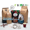 Matt Black Ziplock Food Packing Custom Printed Flat Box Bottom Coffee Packaging Bag Wholesale With Valve supplier