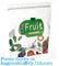 Frozen Food fresh Biodegradable Bag With Slider Zipper, PP Zip Lock Bag With Slider Perforated Fresh Grape supplier
