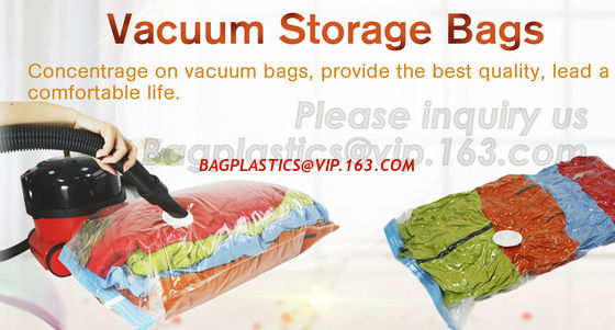 China Hot sale nylon PE laminated plastic vacuum storage bag for clothes, super-large vacuum storage compression jumbo bag factory