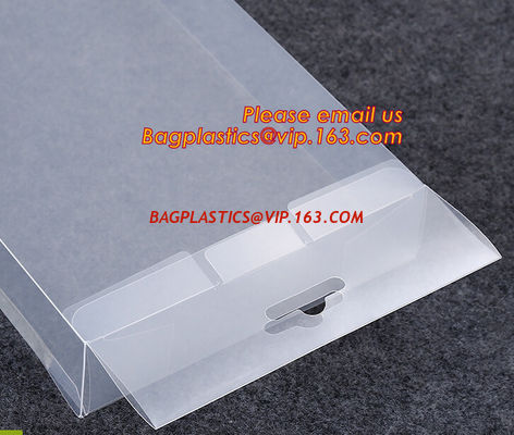 China Oem Clear Plastic Soft Crease Folding box for brush packaging, plastic boxes PVC plastic rectangle fold box packaging PV factory