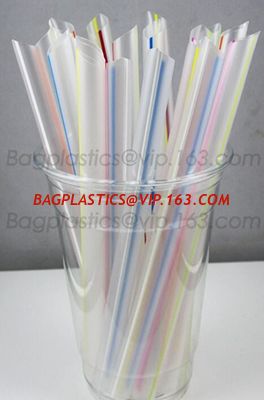 China compost plastic drinking straw for drink promotion, juice drink sraw, food grade biodegradable plastic drinking straw factory