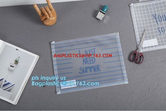 China transparent slider zipper bag for clothes, customized plastic slider zipper bag with outer pocket, slider bag/zipper bag factory
