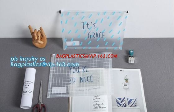 China PP Zip Lock Bag With Slider, stand up pouches plastic packaging bags with slider zipper, PE slider bag/slider zipper bag factory