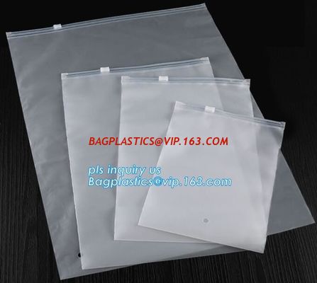 China slider bag for underwear packaging slider zipper vinyl bag for clothing, slider bag for underwear packaging slider zippe factory