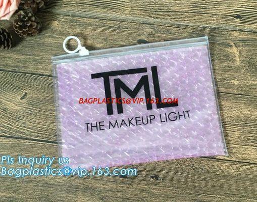 China 3 Side Seal Air Bubble Bag, Slider k Zipper Bubble Bag,Die Cut Slider Bubble Bag, Different Size Back Seal Air Bub factory