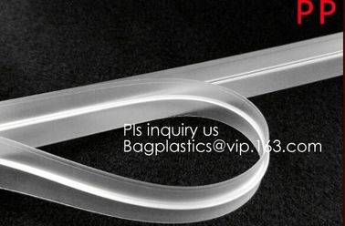 China PP/PE/PVC/EVA Plastic Flange Zipper For Pouch, PP Plastic Press To Close Reclosable Flange Zipper for Standard Zipper Po factory
