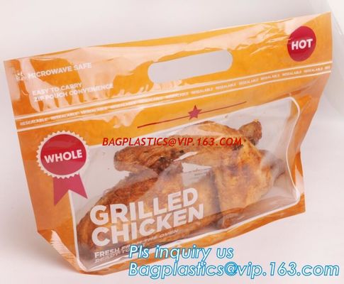 China quality fried chicken bag,roasted chicken k packaging bag,hot roast chicken bag, Hot roast chicken bag/Instant chi factory