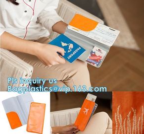 China Promotional Customized color PVC travel Passport Cover, Ticket Holder Travel Plastic Pvc Passport Cover, Eco-friendly pv factory