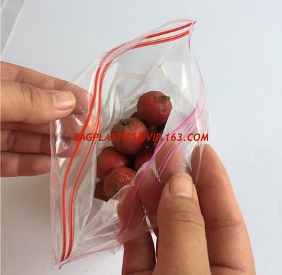 China Vacuum k Storage Bags Double Zipper Sandwich bags, Food Packaging Sealed Zip Lock Bags for Storage, bagplas factory