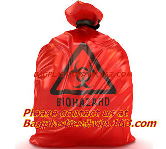 China Biohazard Plastic Bags, Biohazard Bags, Red Biohazard Waste Bags, Medical waste Bag, infectious bags, bagplastics, bagea factory