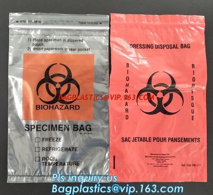 China Medical Grade Laboratory Specimen Bag, Insulated medical bag/sterile biohazard specimen envelope/laboratory specimen bag factory