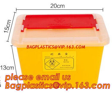China 1L 2L 4L 6L plastic round medical disposable sharps bins, plastic disposables sharpes container /sharpes bin for medical factory